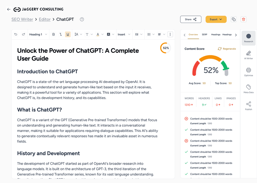 AI Content Brief