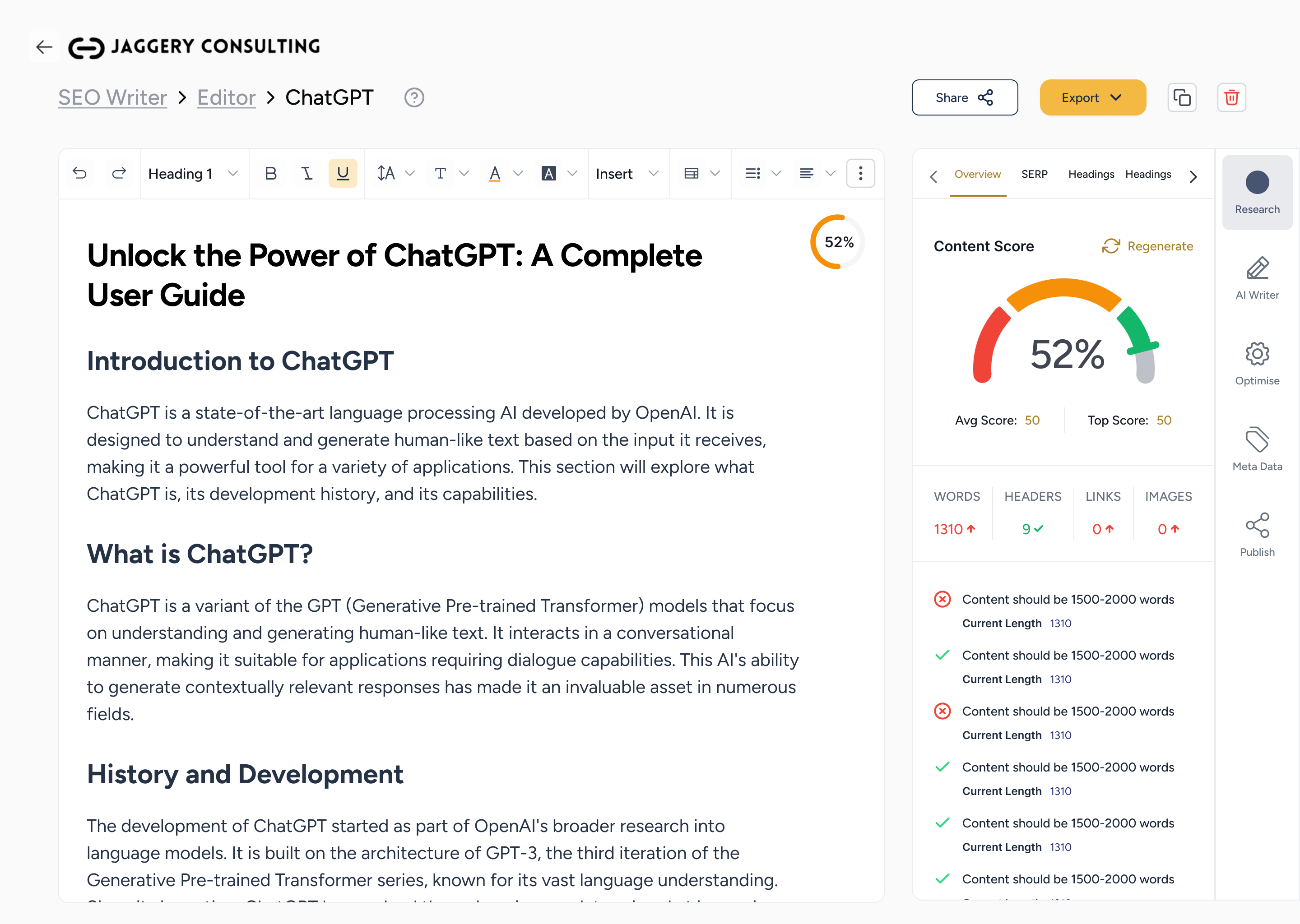 Keyword Intelligence Dashboard